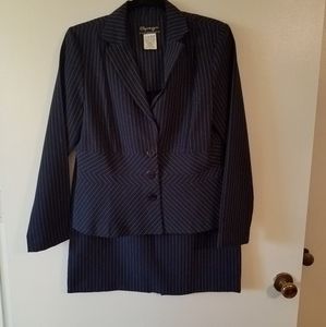 Women's pinstripe business suit